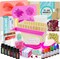Soap Making Kit Supplies, Crafts Kits for Adults and Kids, DIY Beginners Kit Containing Silicone Mold, Soap Cutter and Shea Butter Base, Fragrances and Gift Cards